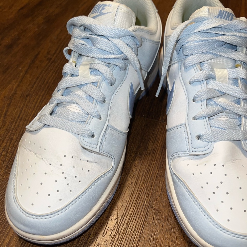 Nike Low Dunk Next Nature Blue Tint 90s Style Lace Up Active Sneakers Size 8 - Picture 9 of 12